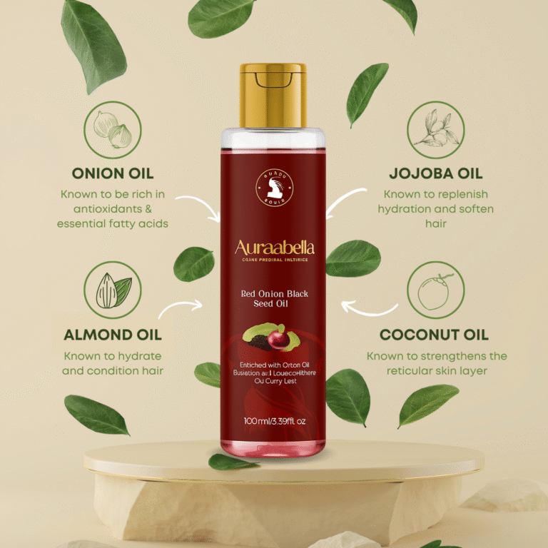 Auraabella Red Onion Black Seed Hair Oil